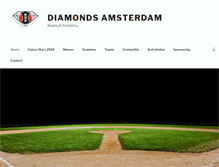 Tablet Screenshot of diamondsbaseball.nl